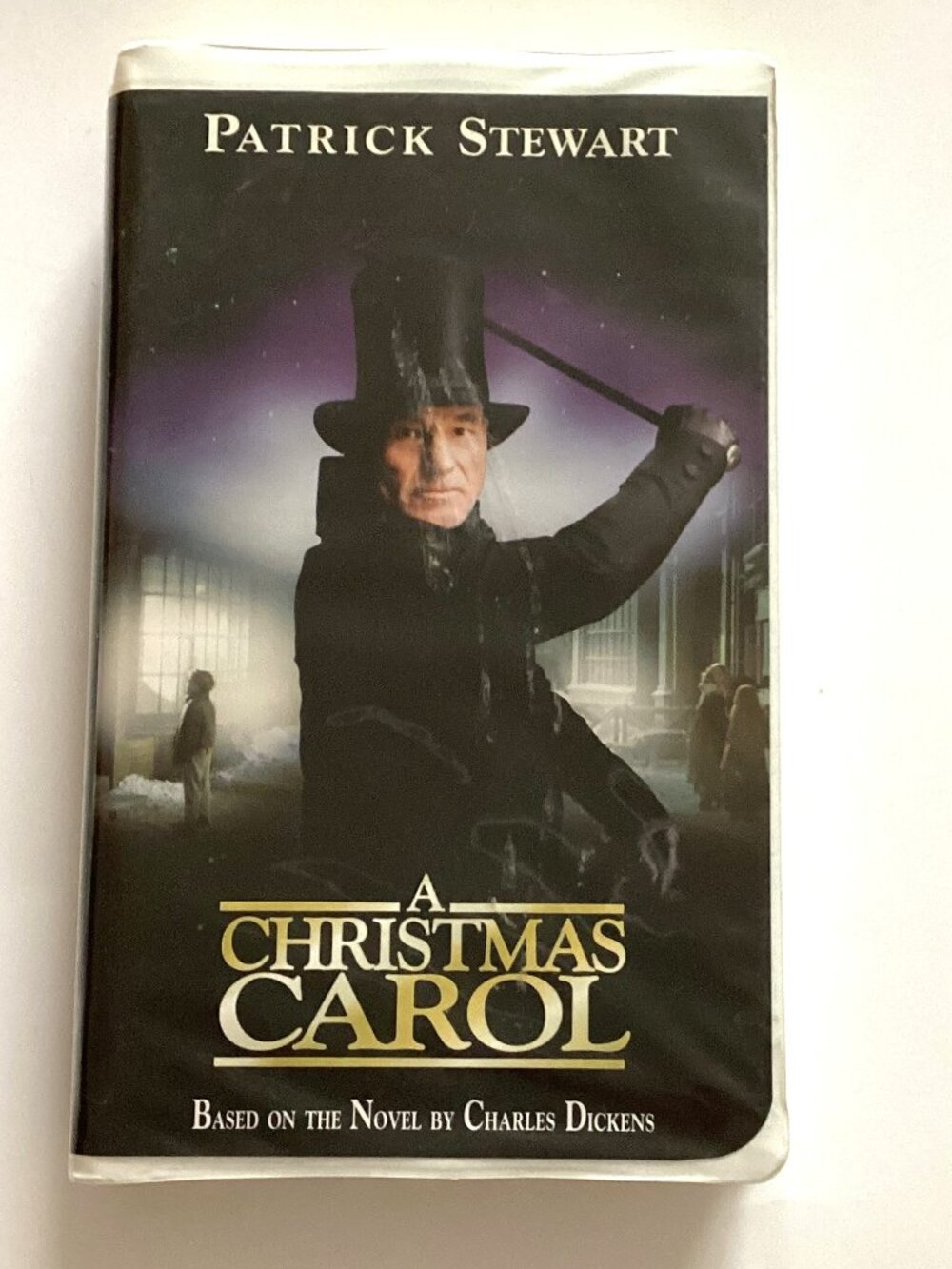 A Christmas Carol VHS Holiday Movie Patrick Stewart By Charles Dickens Classic